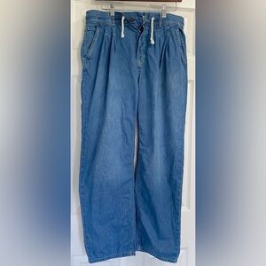 Free People - We the Free cotton Denim blue pants